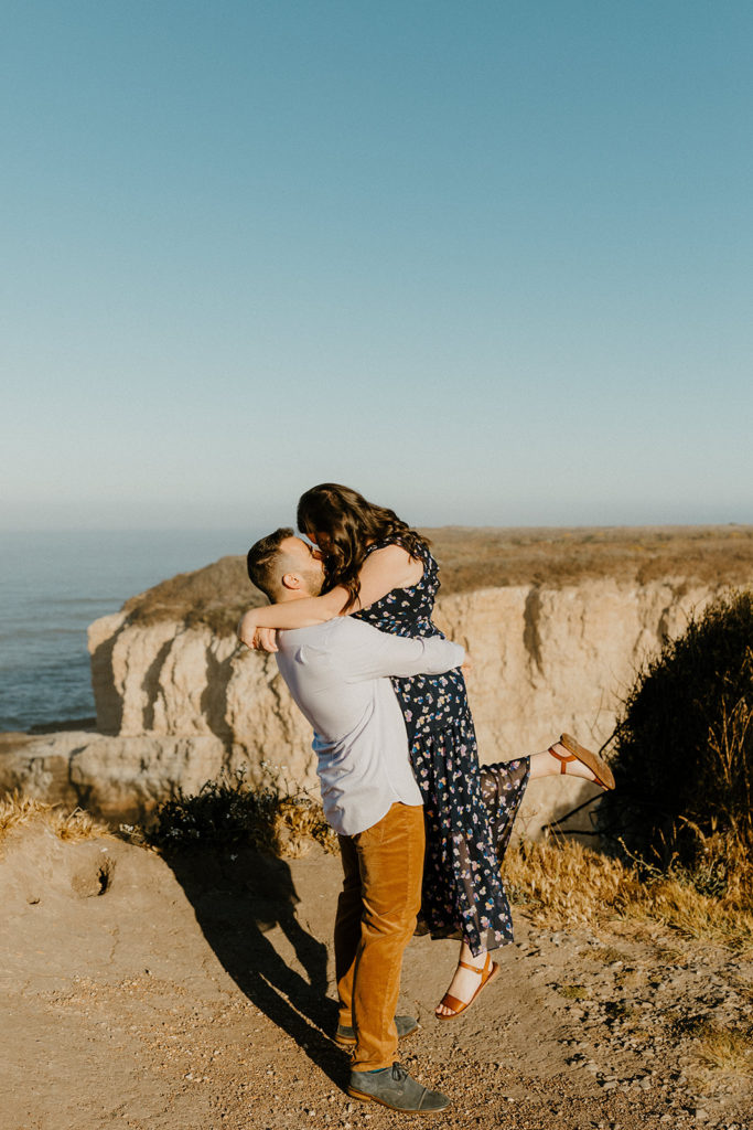 Santa cruz engagement photos, santa cruz wedding photographer, Santa cruz engagement, big sur engagement photos, california coastal engagement, best places for engagement photos in northern california, northern california engagement photos, shark fin cove, shark fin cove engagement photos, what to wear for engagement photos, Rachel Christopherson Wedding Photography