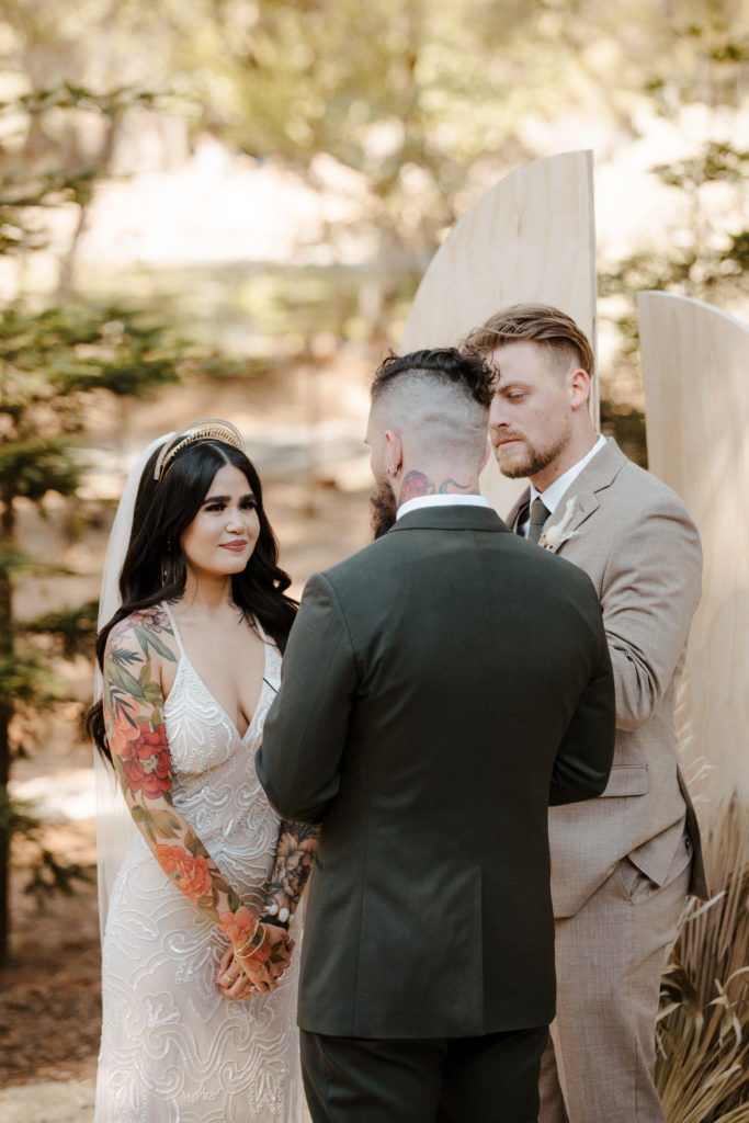 Rachel Christopherson Photography-Backyard Wedding-Unique Wedding Arch-Boho Wedding-Boho Bride-Edgy Wedding-Tattooed Bride-Tattooed Groom-Lake Tahoe Wedding-Northern California Wedding-Nor Cal Wedding-Sacramento-Lake Tahoe-Monterey-Carmel-Santa Cruz-Big Sur-Yosemite-Mendocino-Wedding and Elopement Photographer-Wedding Vows