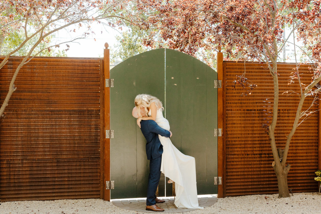 Rachel Christopherson Photography-Sacramento Garden Wedding-Rustic Wedding-Summer Wedding-Northern California-Nor Cal-Bride and Groom-Navy Suit