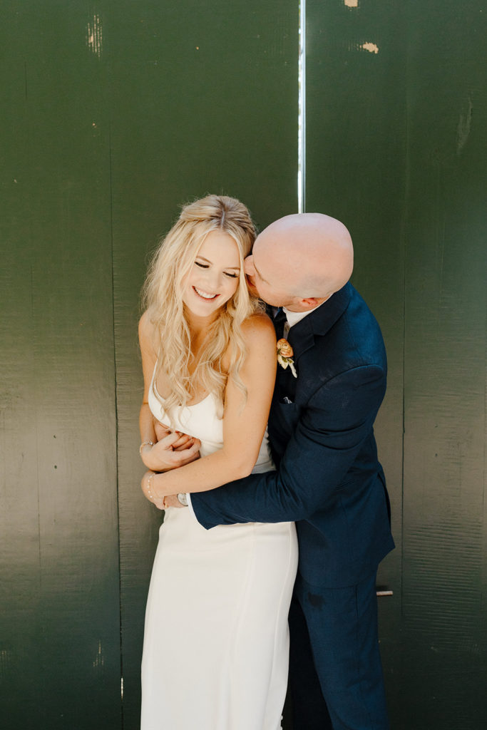 Rachel Christopherson Photography-Sacramento Garden Wedding-Rustic Wedding-Summer Wedding-Northern California-Nor Cal-Bride and Groom-Navy Suit