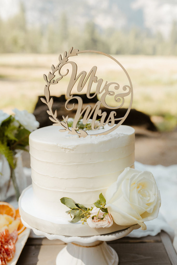 rachelchristophersonphotos-swinging bridge-yosemite elopement-yosemite elopement-swinging bridge elopement-mountain top elopement-northern california elopement-bride and groom-wedding details-wedding details photo-wedding cake-wedding cake photos