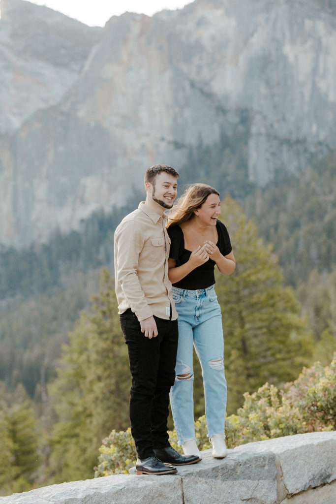 Rachel Christopherson Yosemite Engagement Photographer - Yosemite Valley engagement photos, surprise proposal photos, best places to propose in yosemite