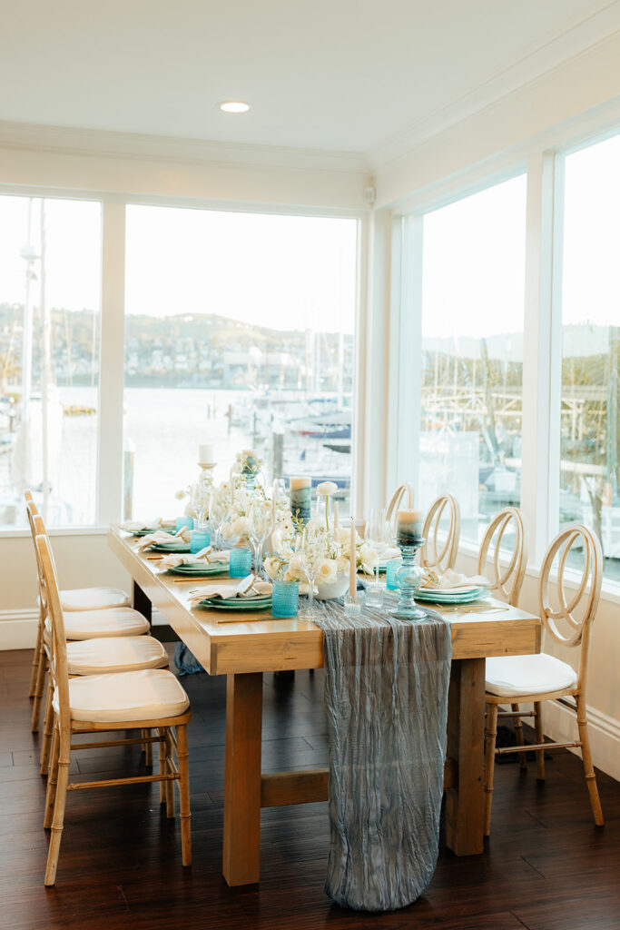 Rachel C Photography - Napa wedding venue, coastal themed wedding reception decor ideas