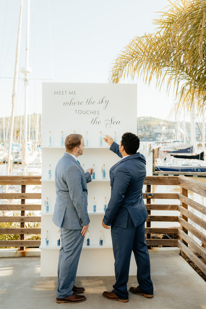 Rachel C Photography - coastal wedding decor ideas, bay area waterfront wedding