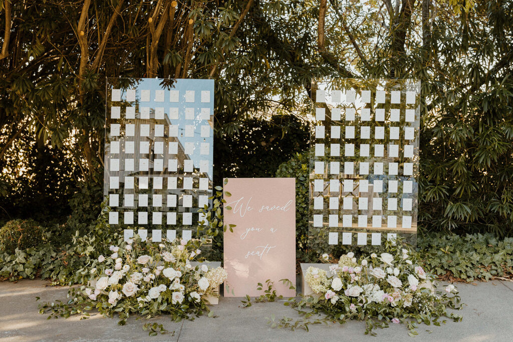 Rachel C Photography - wedding sign inpso, blush pink wedding details