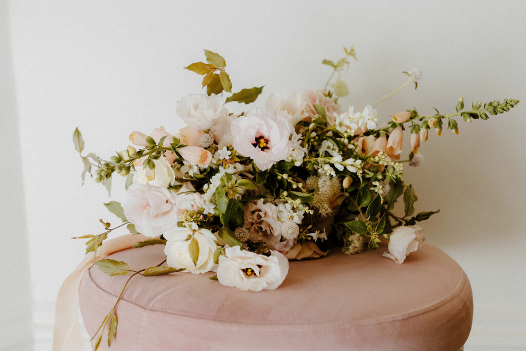 Rachel C Photography - Blush pink wedding florals, blush pink bridal bouquet