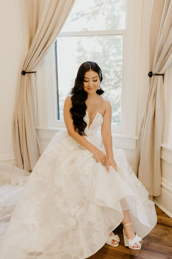Rachel C Photography - bride hair and makeup look, bridal style