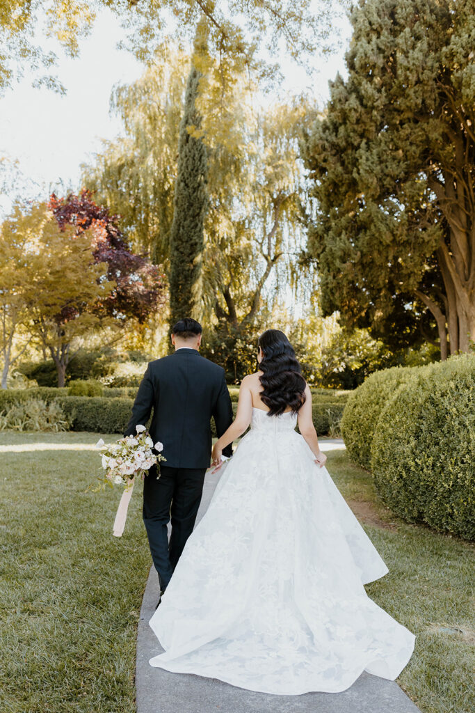 Rachel C Photography - bride and groom first look, northern california wedding photographer