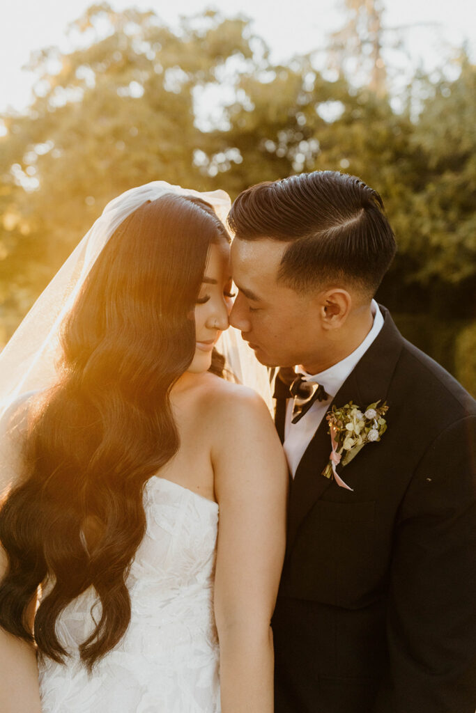 Rachel C Photography - sonoma wedding photographer, golden hour bride and groom photos