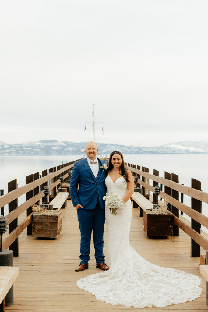 Bride and groom portraits from classic Lake Tahoe wedding captured by Lake Tahoe wedding photographer - Rachel C. Photography