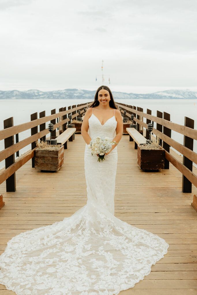 Bride and groom portraits from classic Lake Tahoe wedding captured by Lake Tahoe wedding photographer - Rachel C. Photography