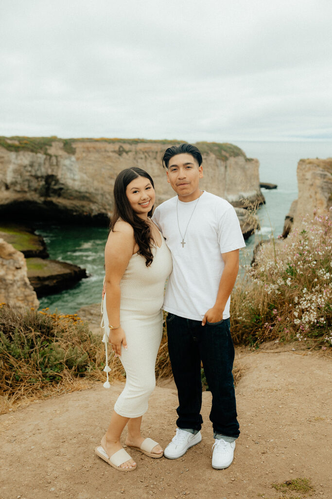 Couples beach photoshoot in Northern California