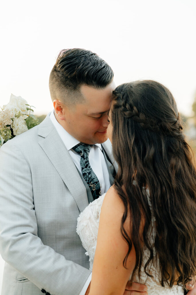 Bride and groom photos from Saureel Vineyards wedding in Placerville, California