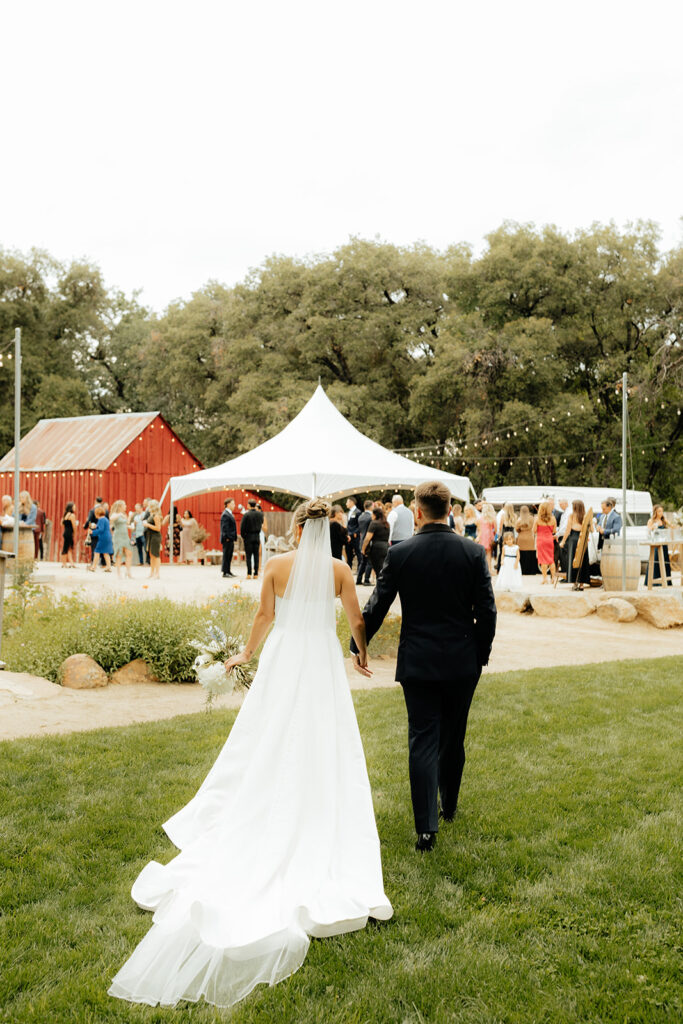 Bride and groom portraits from a glamping wedding weekend at The Ranch at Stoney Creek