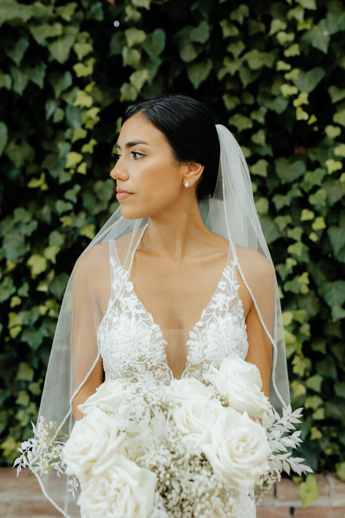 Bridal portraits from a The Grand Island Mansion wedding in Sacramento