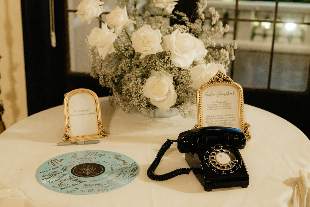Wedding reception phone