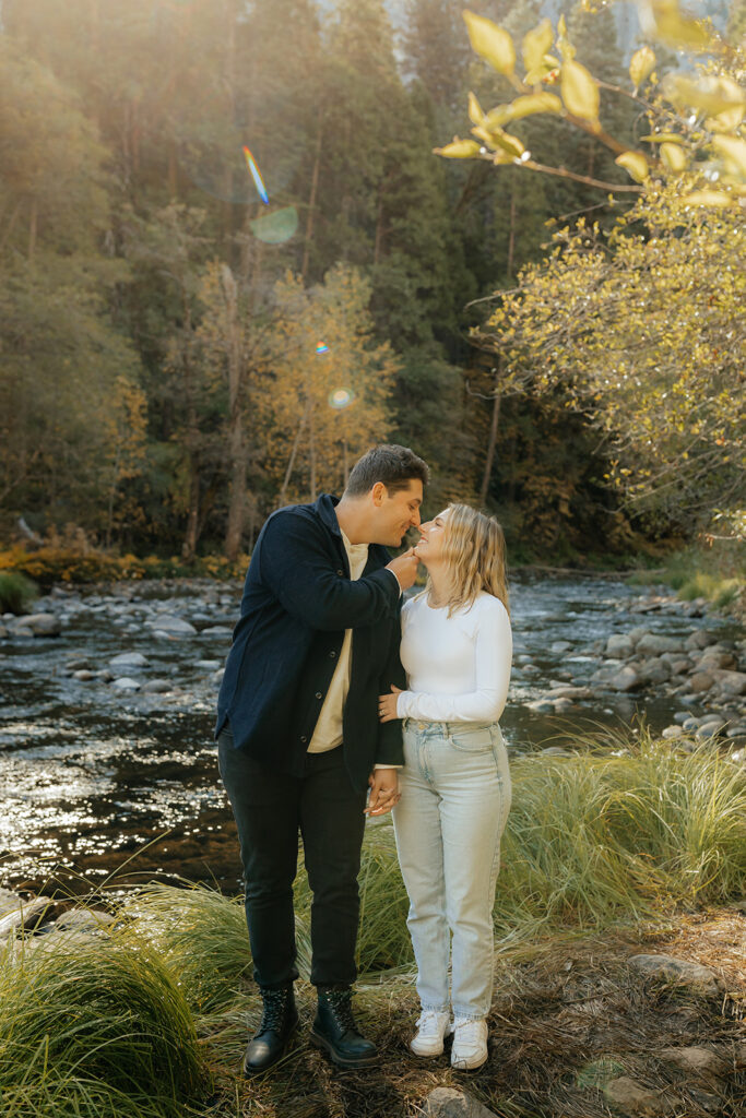 Playful couples session in Northern California 