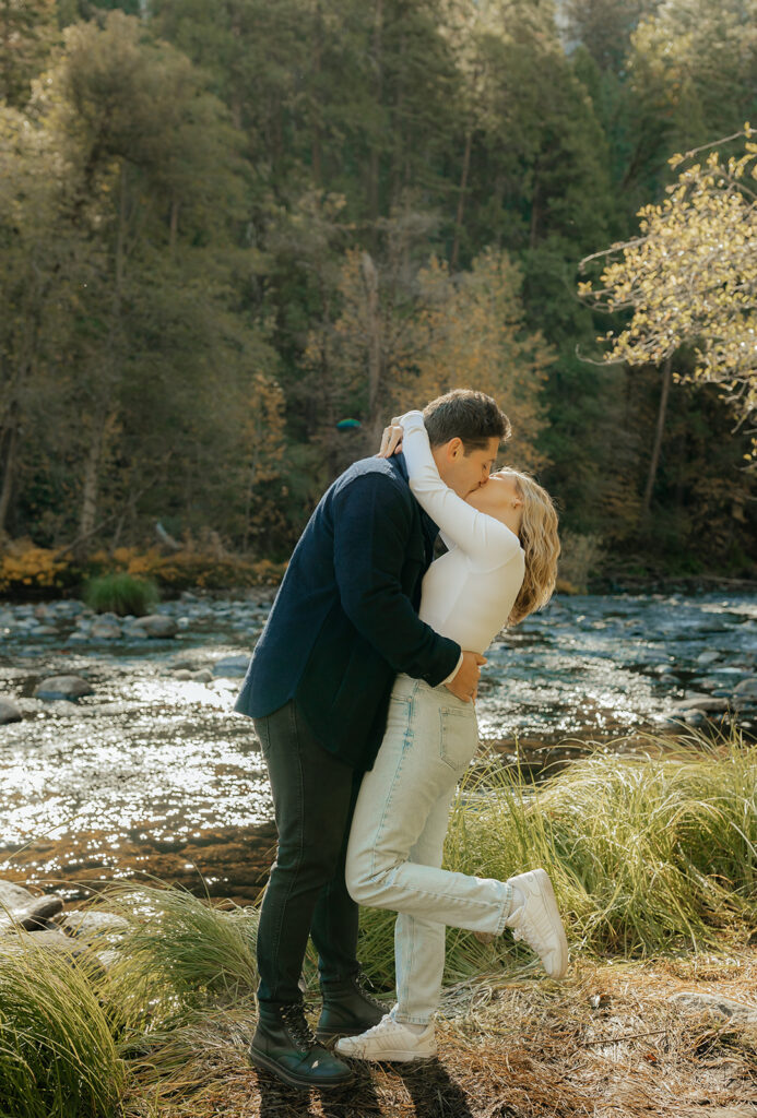 Playful couples session in Northern California 