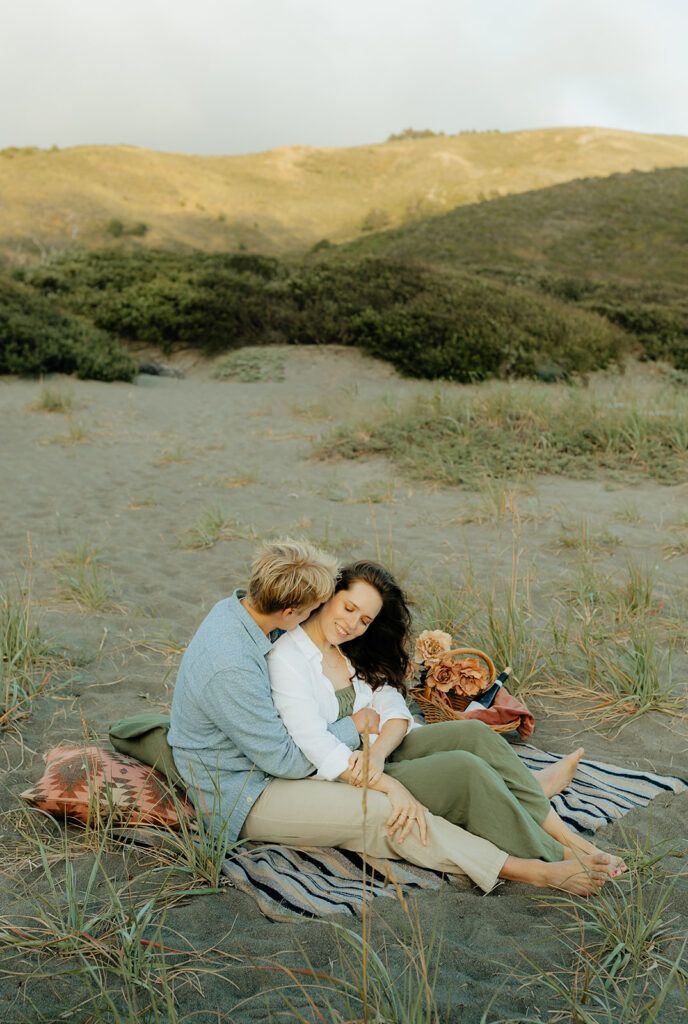 A romantic couples photoshoot in San Francisco