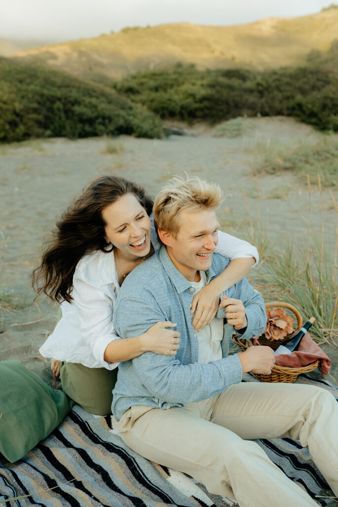 A romantic couples photoshoot in San Francisco