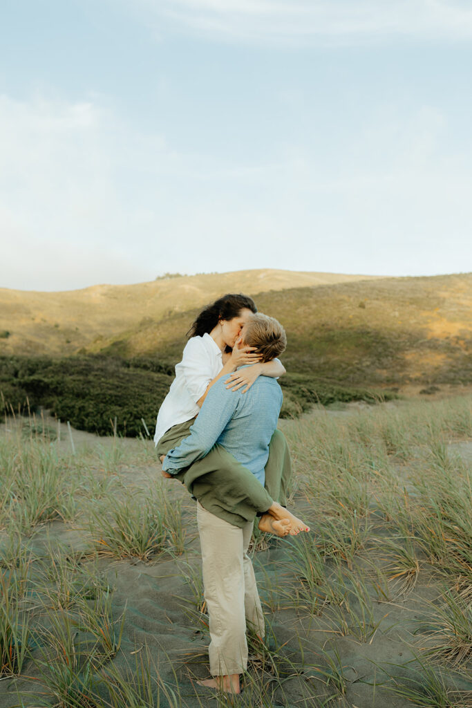 Couple kissing