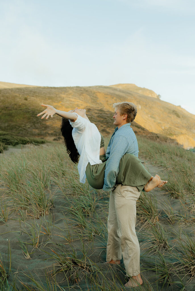 A romantic couples photoshoot in San Francisco