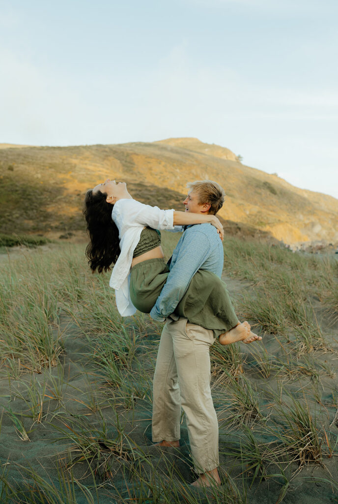 A romantic couples photoshoot in San Francisco