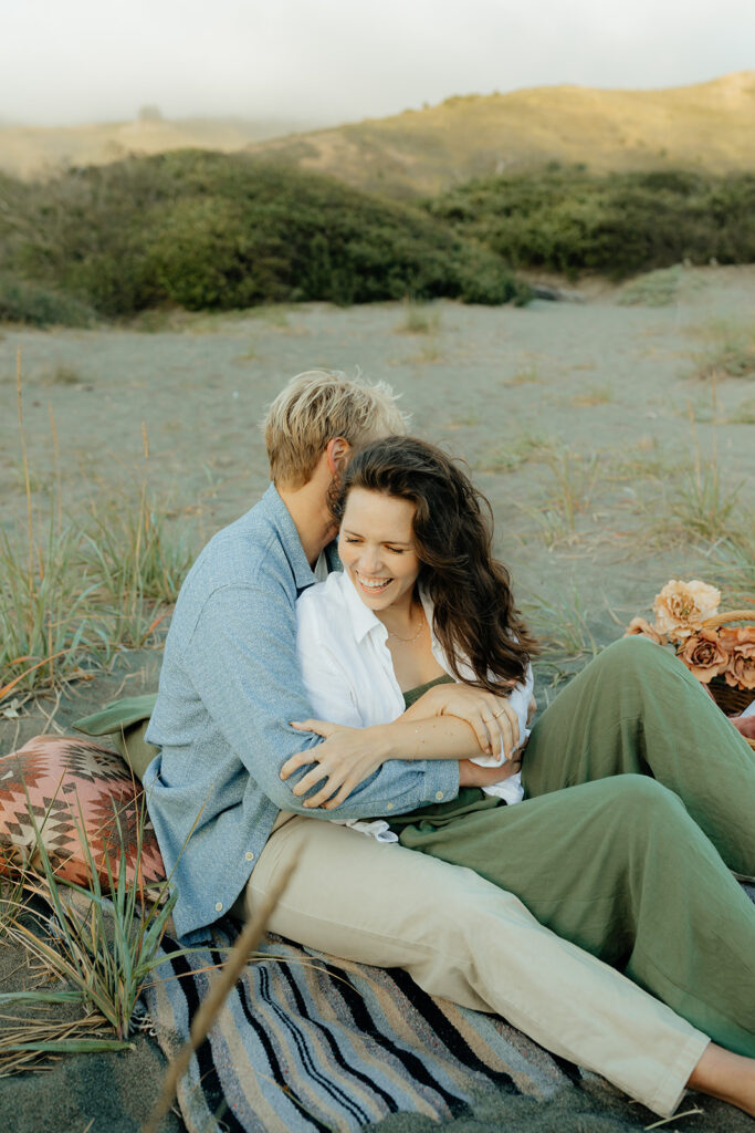 A romantic couples photoshoot in San Francisco