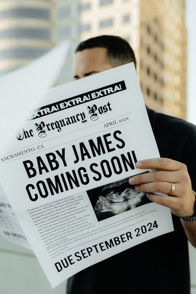 fun baby announcement 