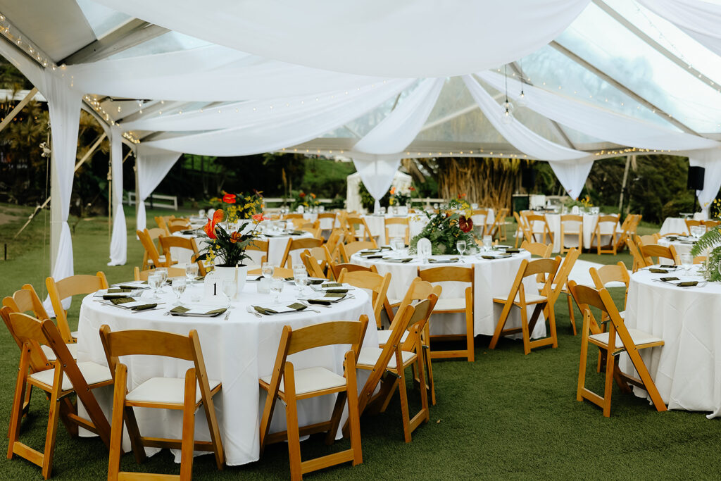 Colorful Eco-Friendly Wedding reception details