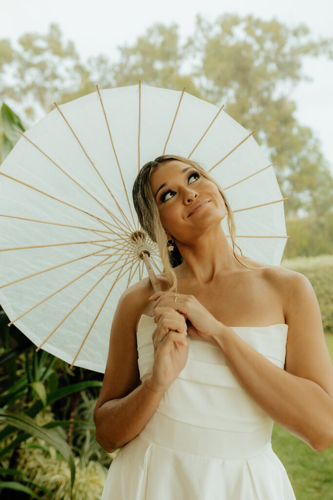 beautiful bride at her wedding reception