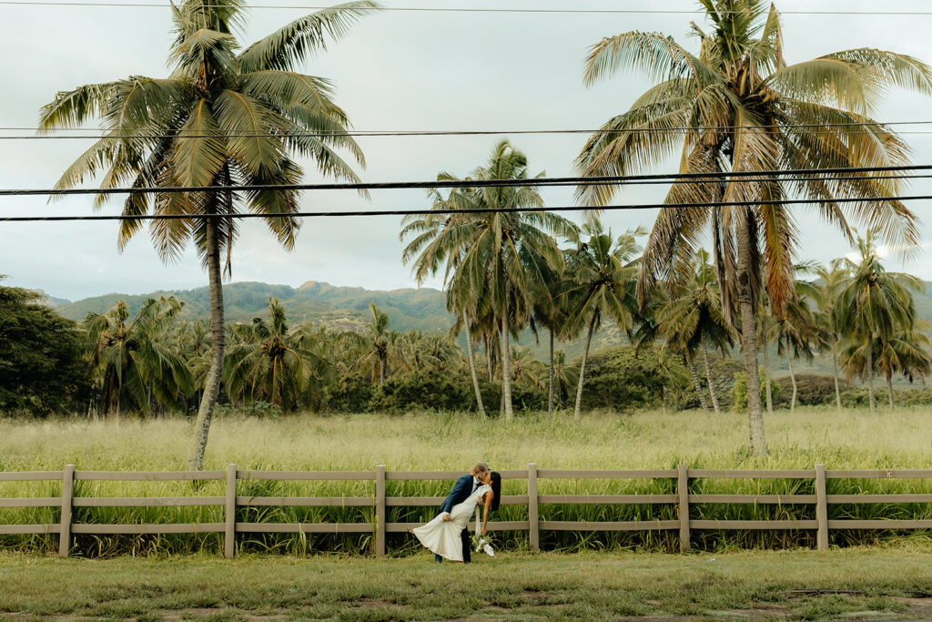 cute couple kissing Intimate and Chic Sunrise Elopement 