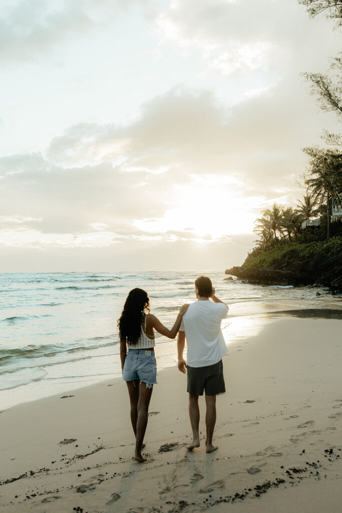 Fun and Casual couple Session in Oahu, HI