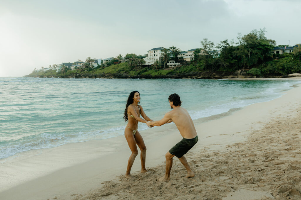 Fun and Casual couple Session in Oahu, HI