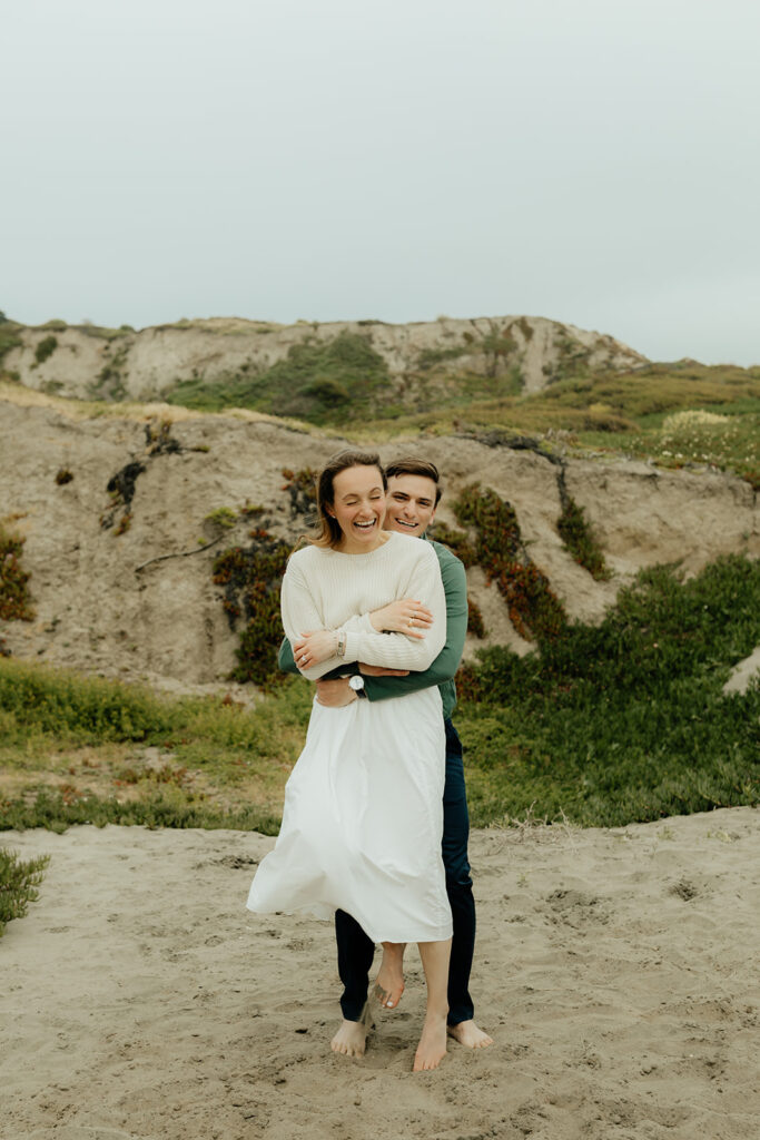 Fun and Ethereal Engagement Session in Fort Funston, SF