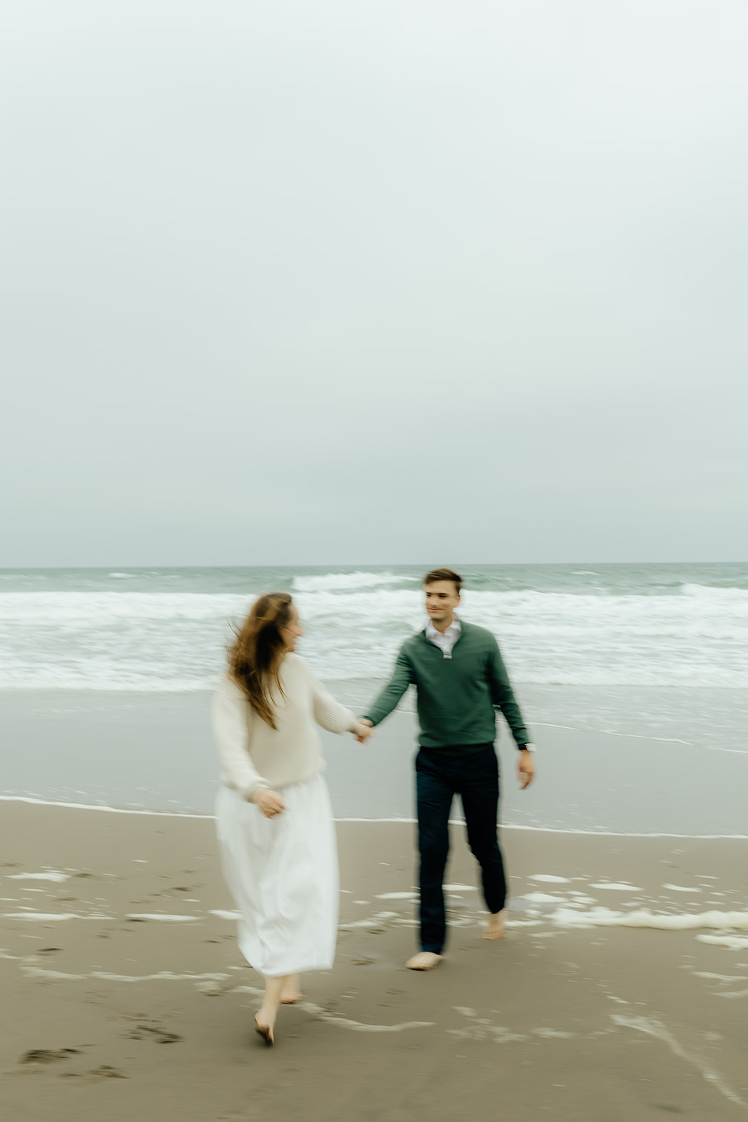 Fun and Ethereal Engagement Session in Fort Funston, SF