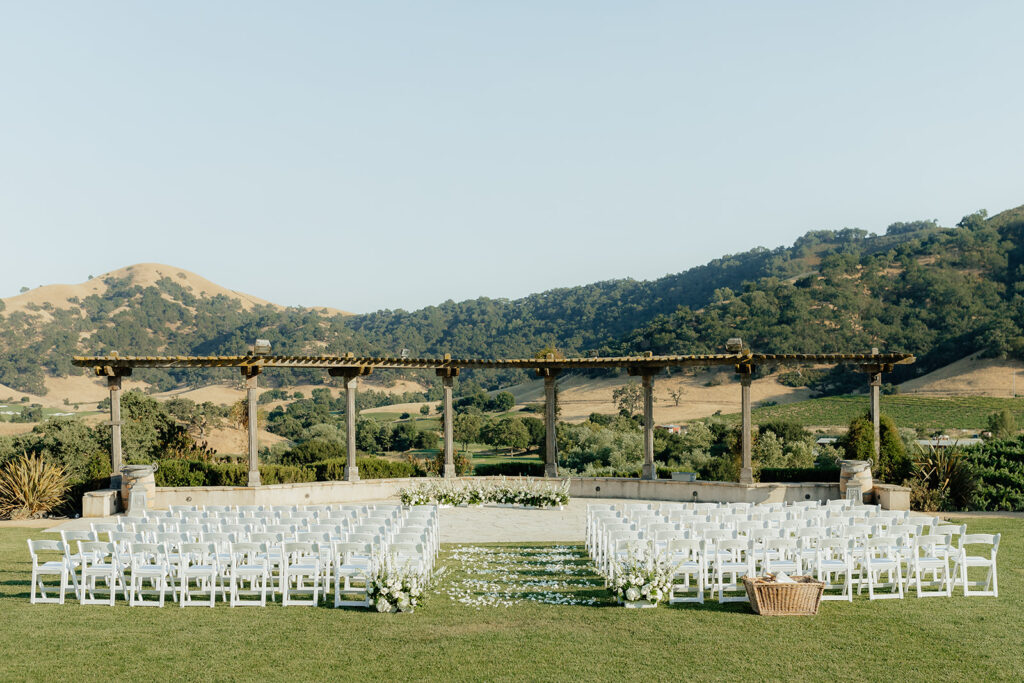 Clos LaChance Wedding ceremony site