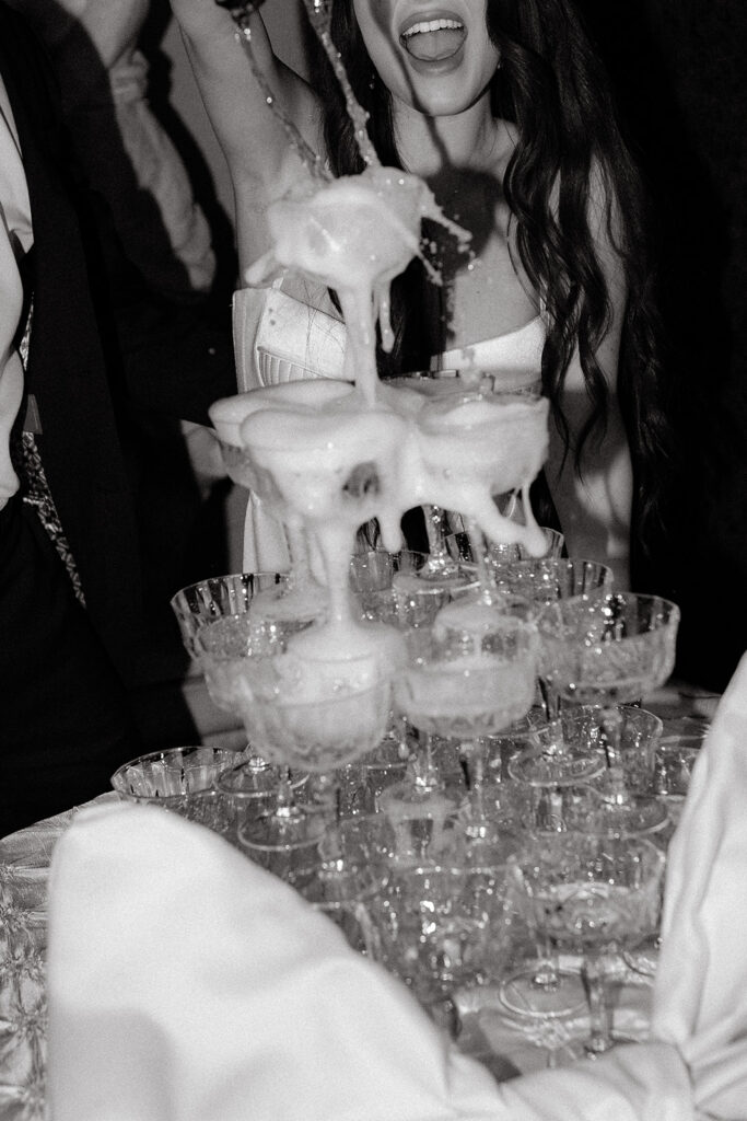 wedding chic couple cutting vintage white cake with cherries on top